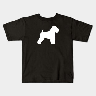 Soft Coated Wheaten Terrier Silhouette Kids T-Shirt